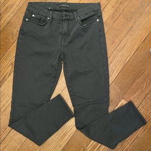 7 For All Mankind Army Green Pants Size 29
